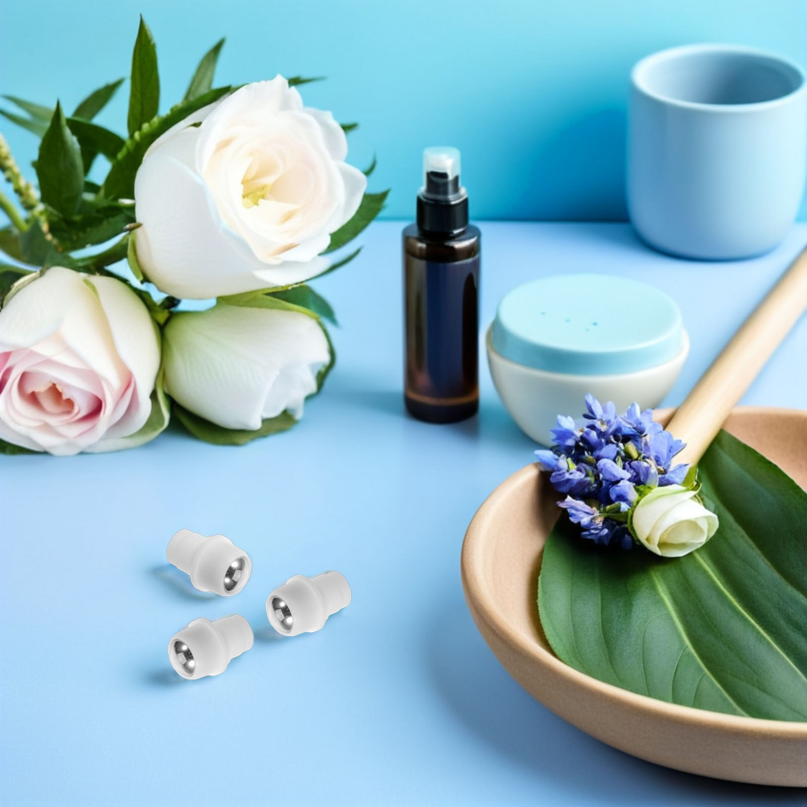 On Perfume & Fragrance Kota Bogor - 50Pcs Essential Oil Roller Balls Leakproof