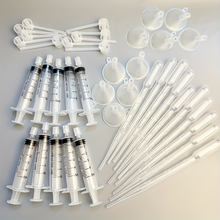 Fragrance Perfume Box - 40-piece perfume refill set: funnel, dropper,