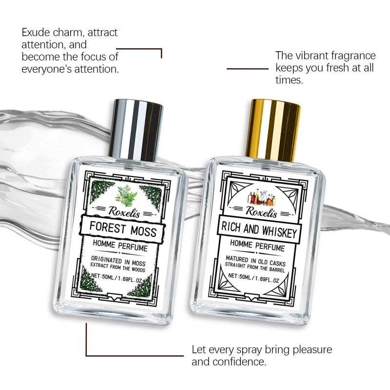 50ml Roxelis Whiskey Scent Per - Perfume Fragrance Levels ulasan dan harga