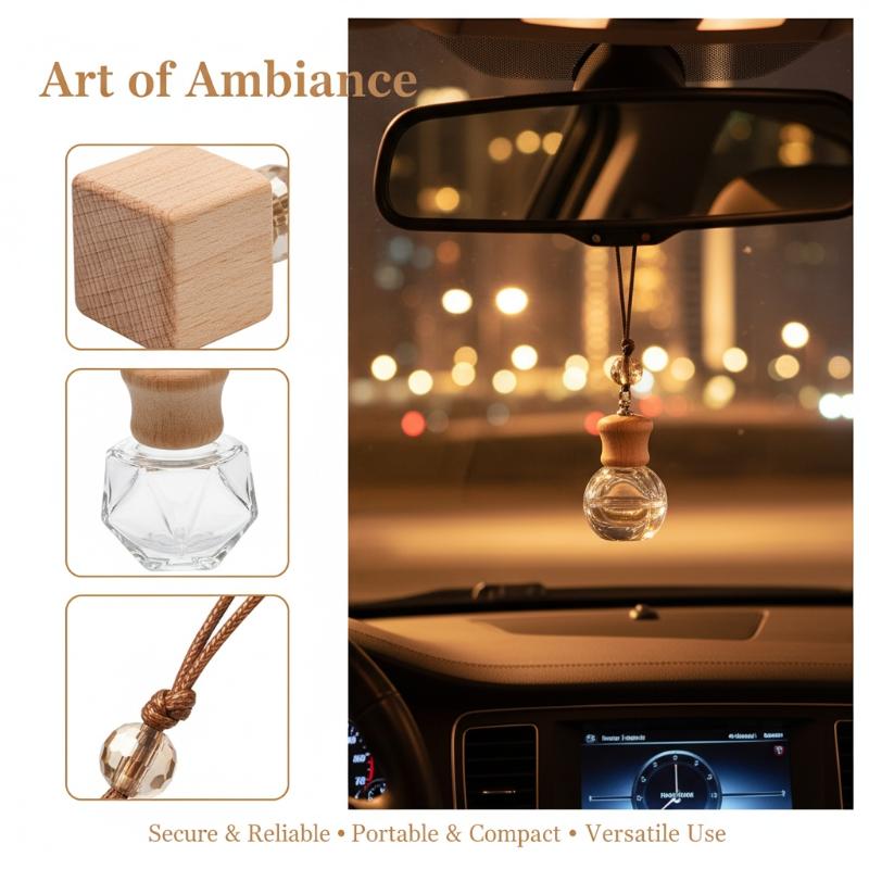 Car Hanging Perfume Bottle 1Pc - Fragrance Perfume Box ulasan dan harga