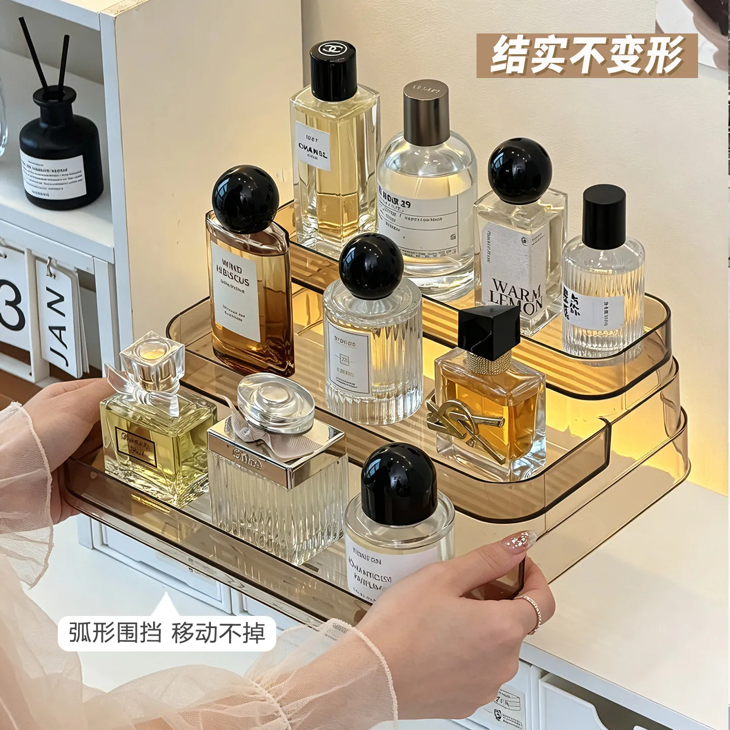 Fragrance Storage Rack Premium - Perfume Fragrance Levels ulasan dan harga