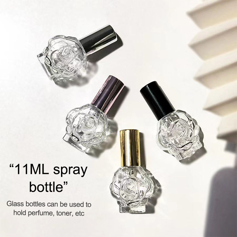 New 10ML Perfume Bottle Glass  - Rose Water Spray ulasan dan harga