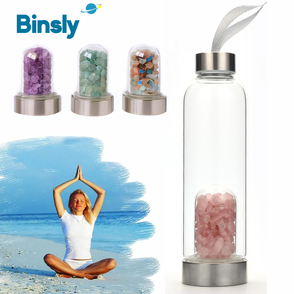 Natural Crystal Glass Water Bo - Rose Water Spray ulasan dan harga
