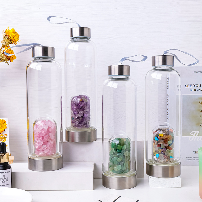 Natural Crystal Glass Water Bo - Rose Water Spray ulasan dan harga